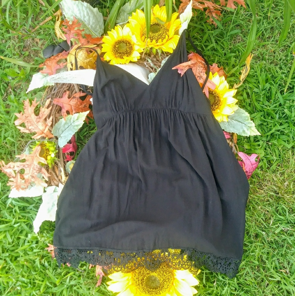 forever 21 lace bottom boho dress